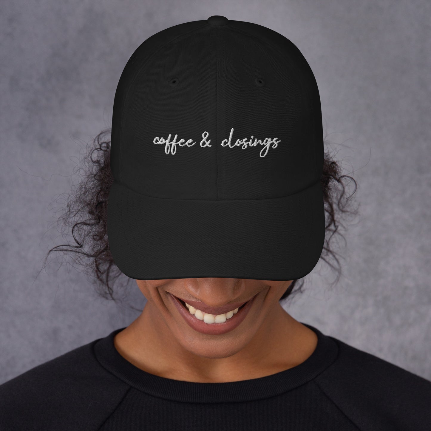 Coffee & Closings Real Estate Hat