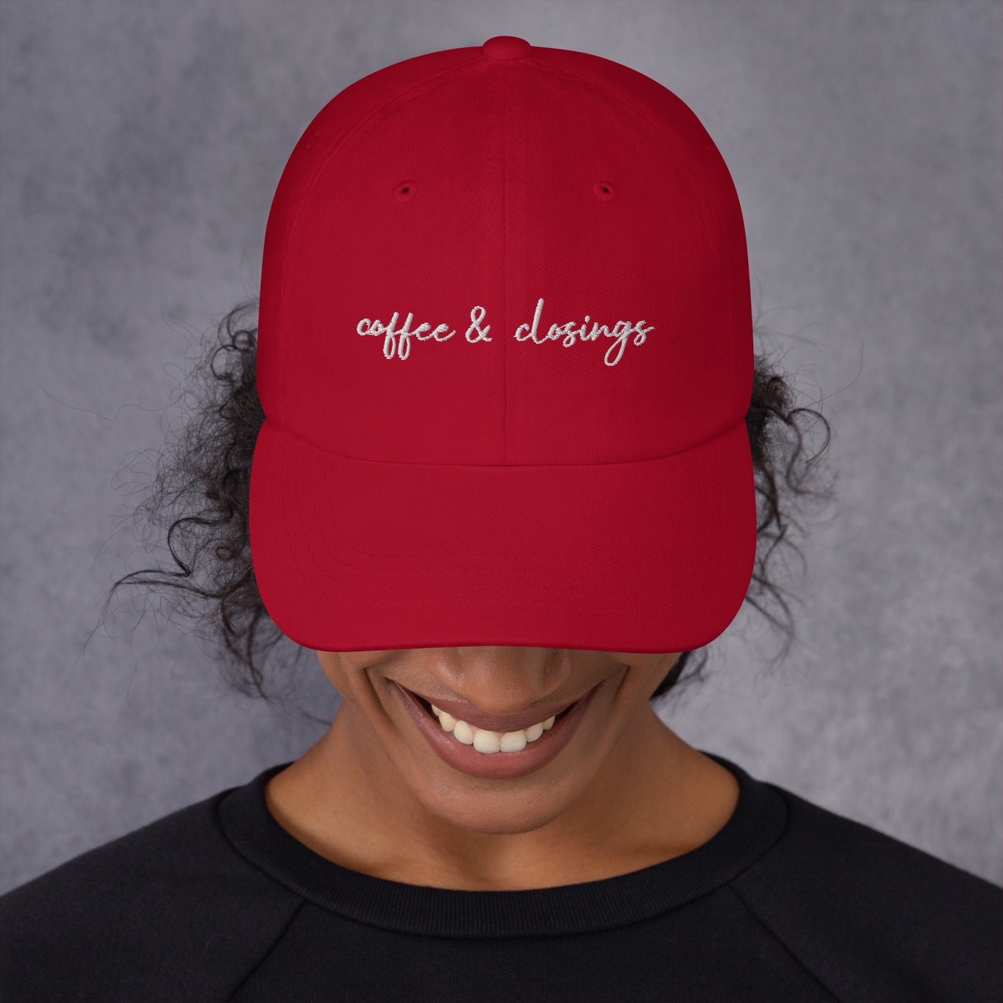 Coffee & Closings Real Estate Hat