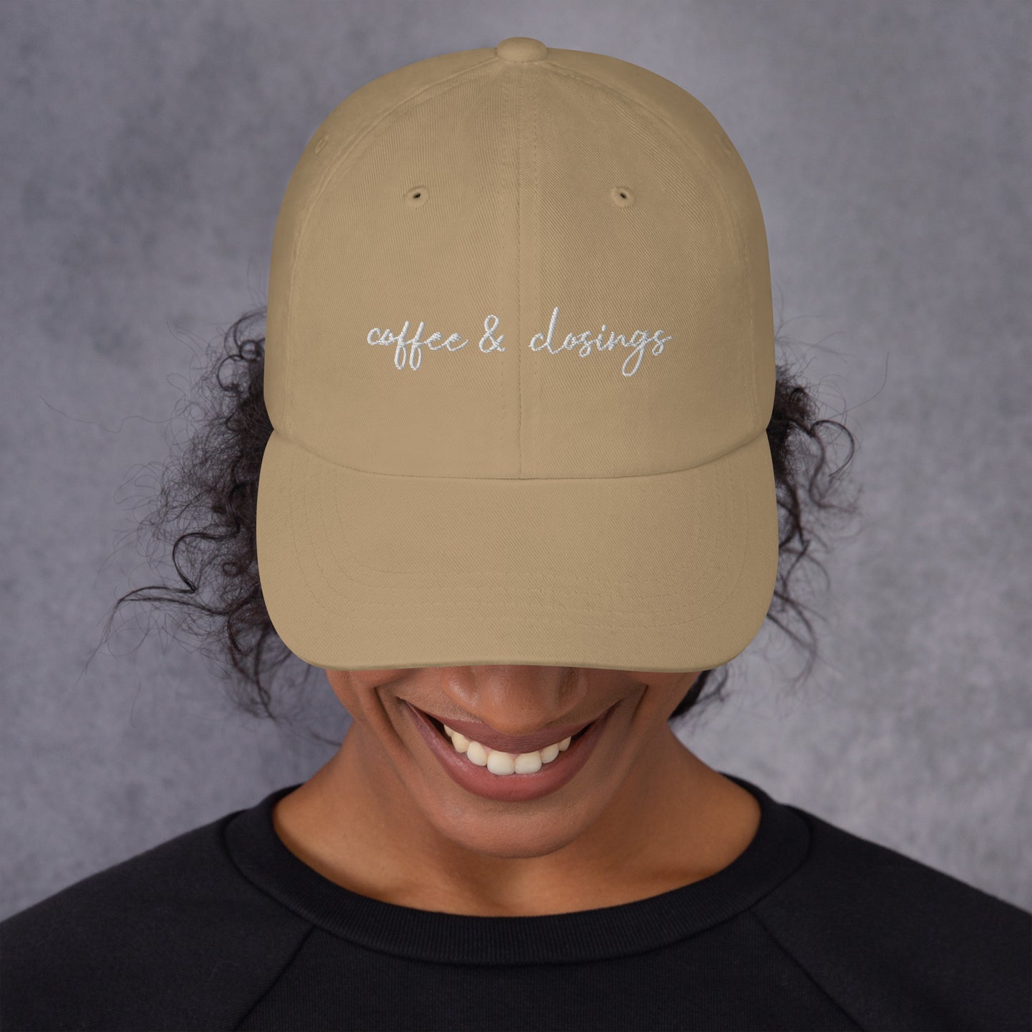 Coffee & Closings Real Estate Hat