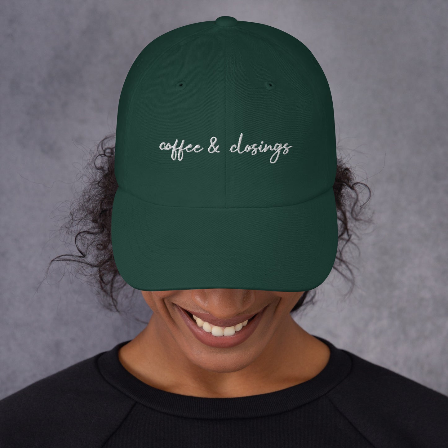 Coffee & Closings Real Estate Hat