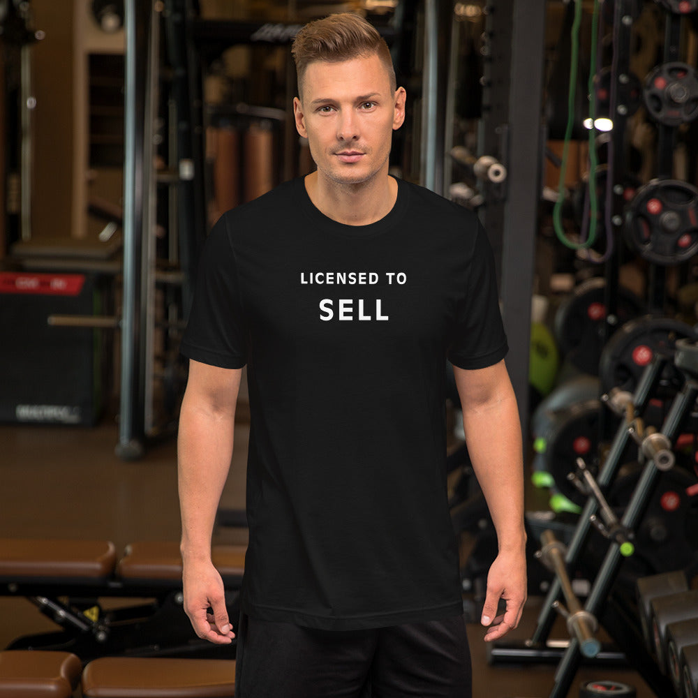 Licensed to Sell Real Estate Unisex t-shirt