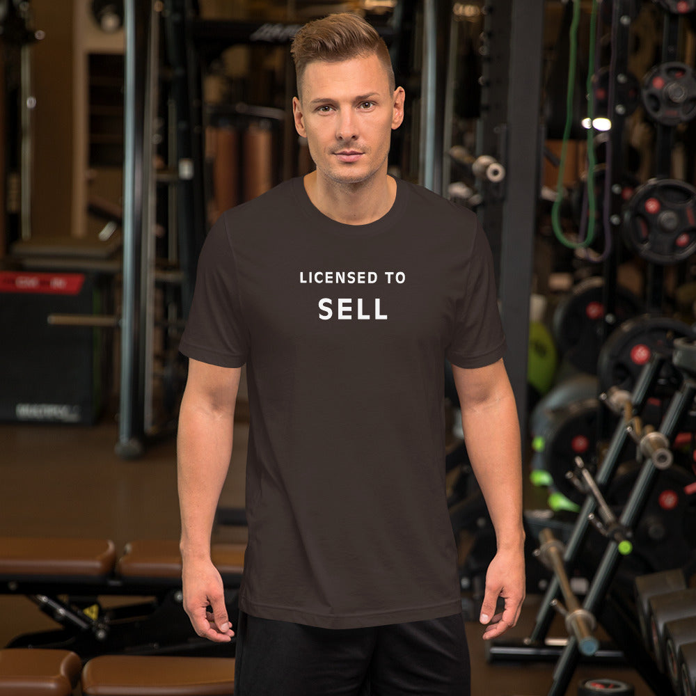Licensed to Sell Real Estate Unisex t-shirt
