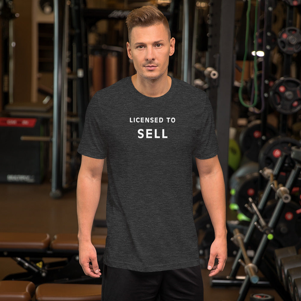 Licensed to Sell Real Estate Unisex t-shirt