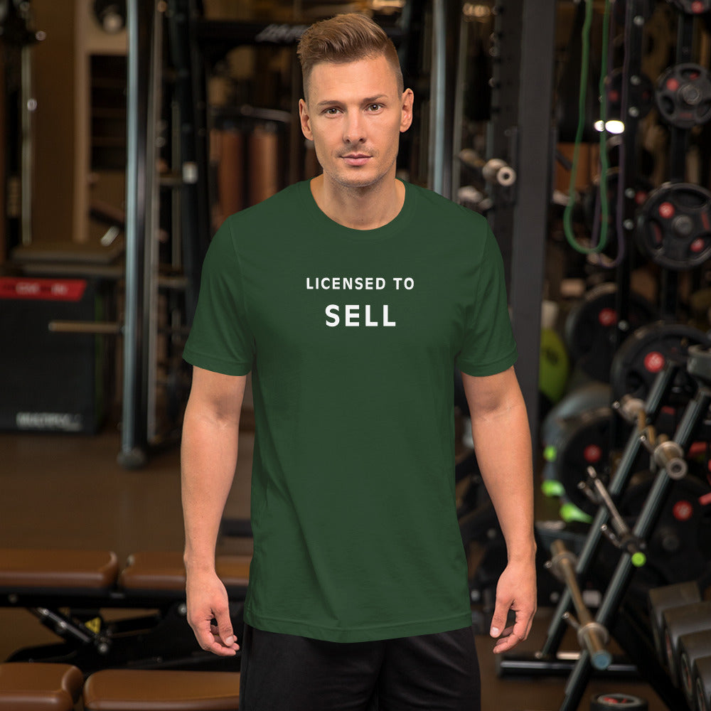 Licensed to Sell Real Estate Unisex t-shirt