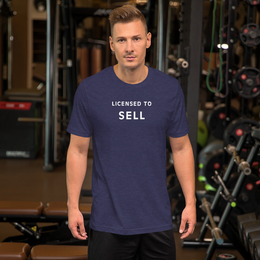 Licensed to Sell Real Estate Unisex t-shirt