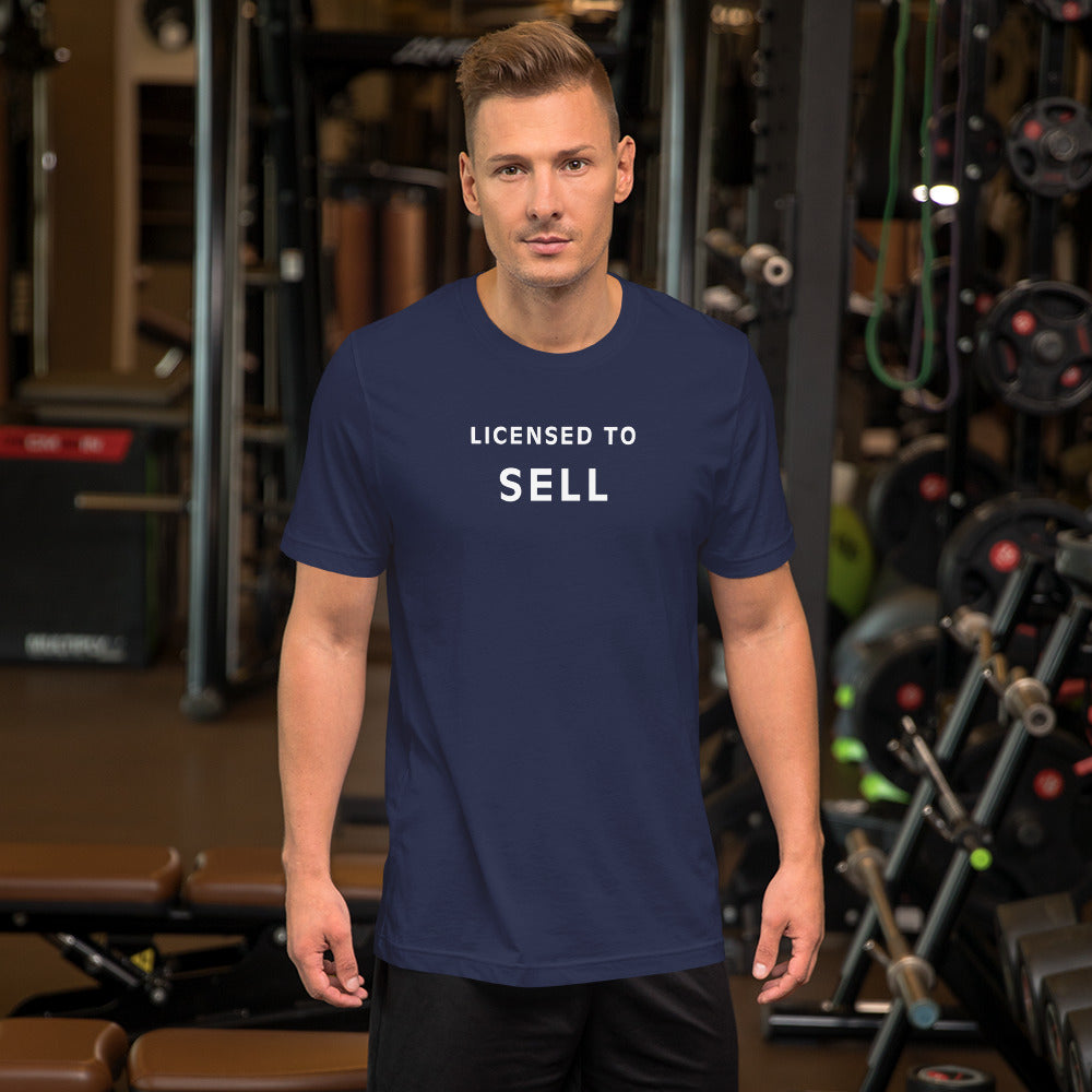 Licensed to Sell Real Estate Unisex t-shirt