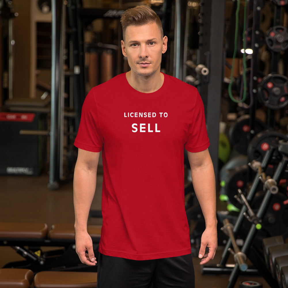 Licensed to Sell Real Estate Unisex t-shirt