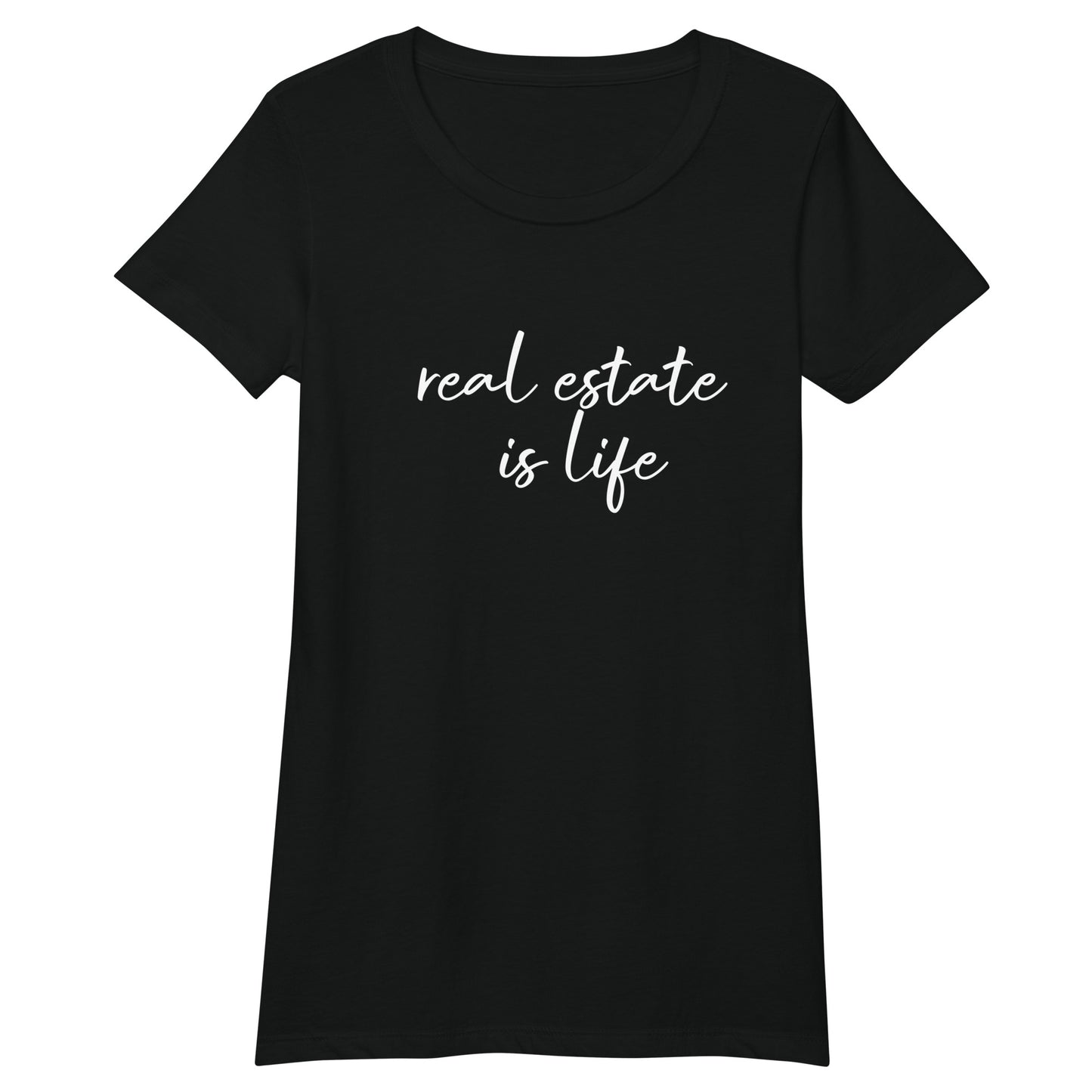 Women’s Real Estate House Hustler fitted t-shirt