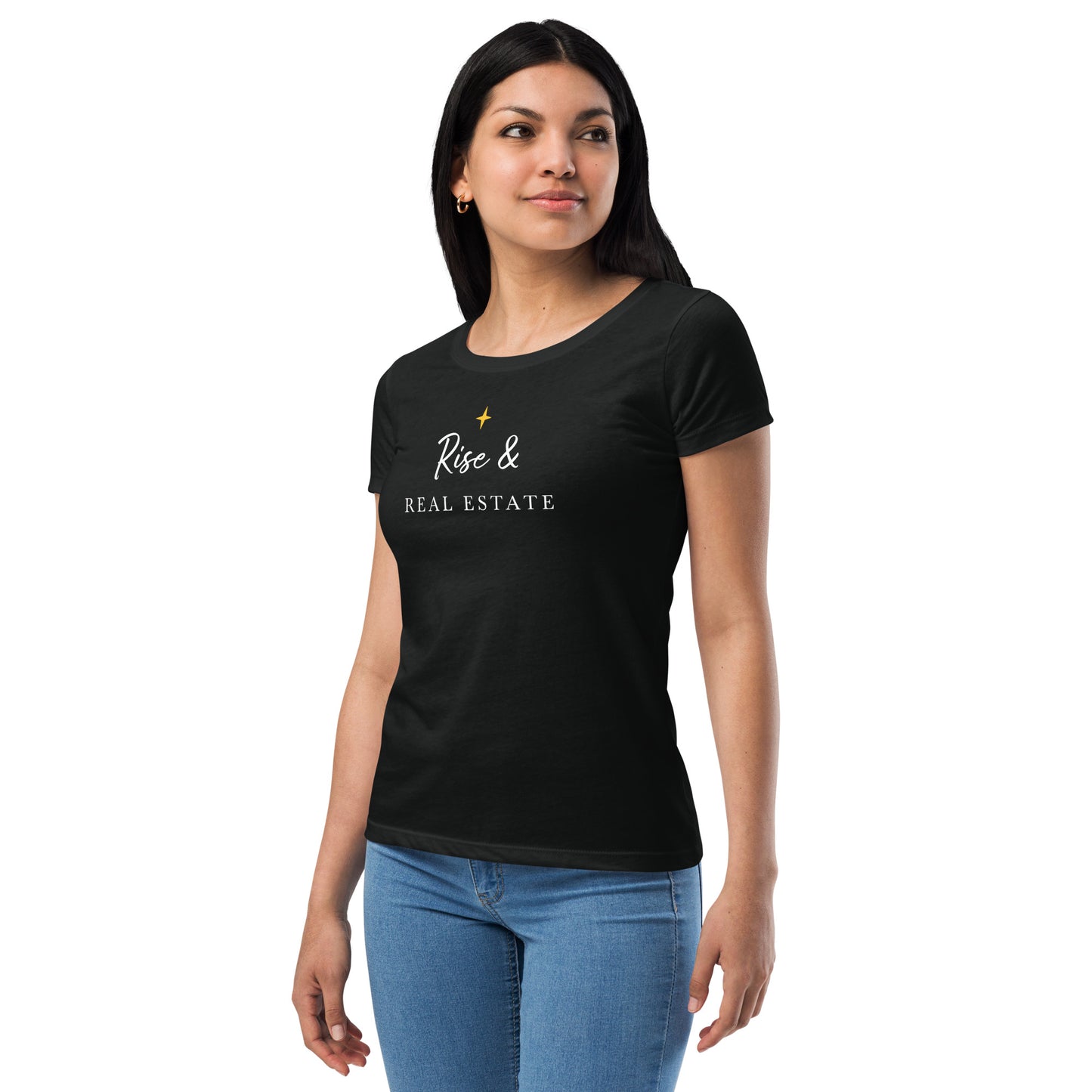 Women’s Real Estate fitted t-shirt