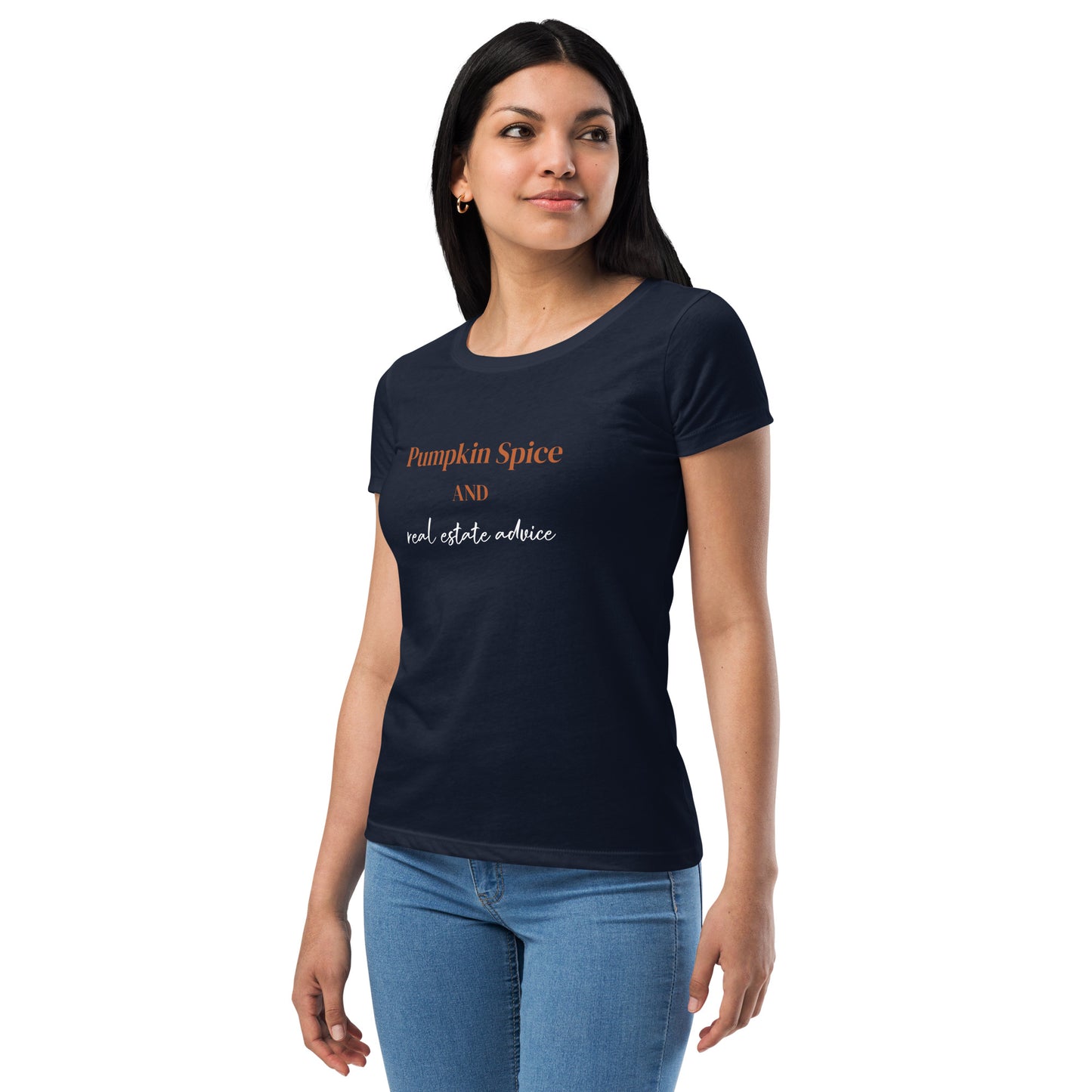 Pumpkin Spice Real Estate Women’s fitted t-shirt