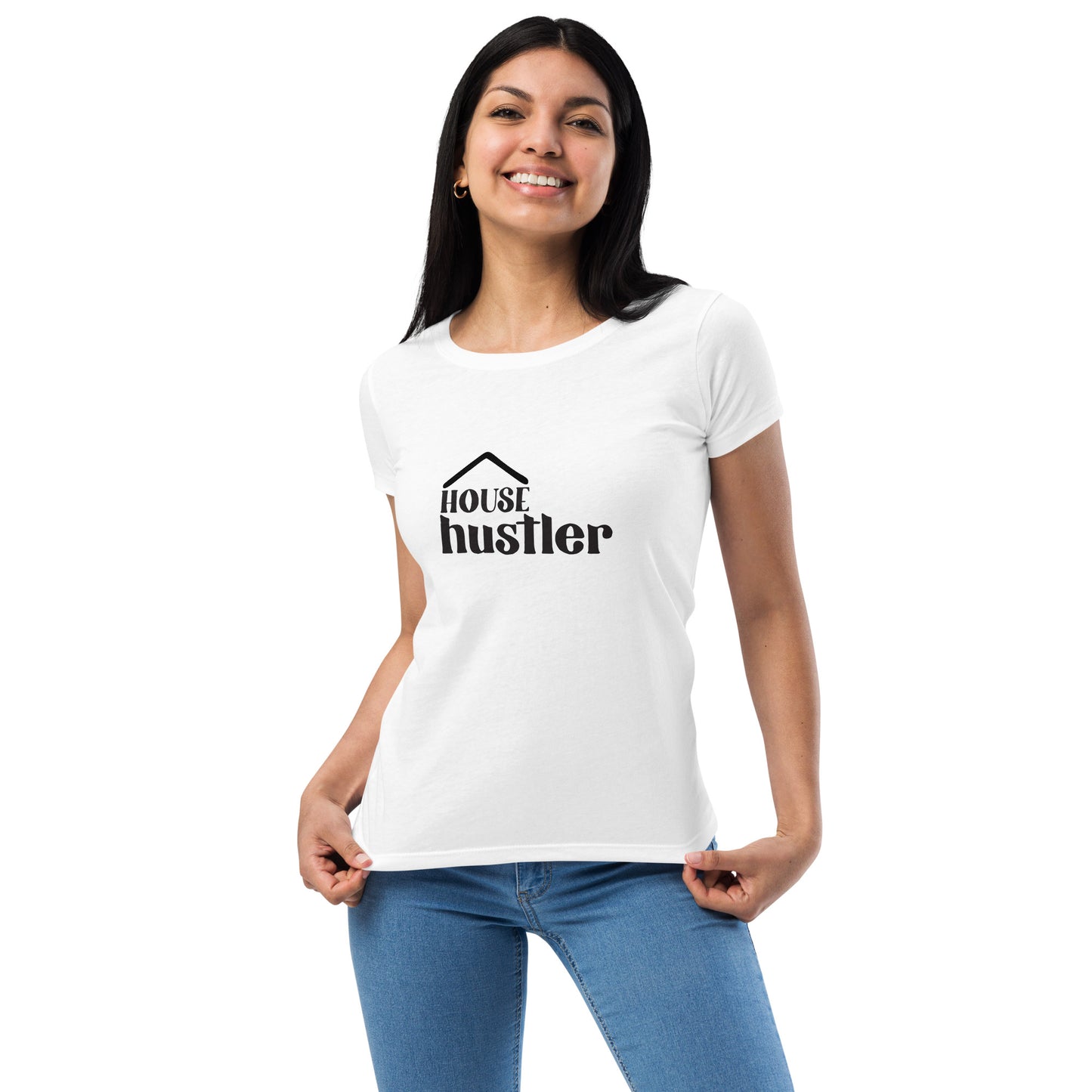 Real Estate House Hustler fitted t-shirt