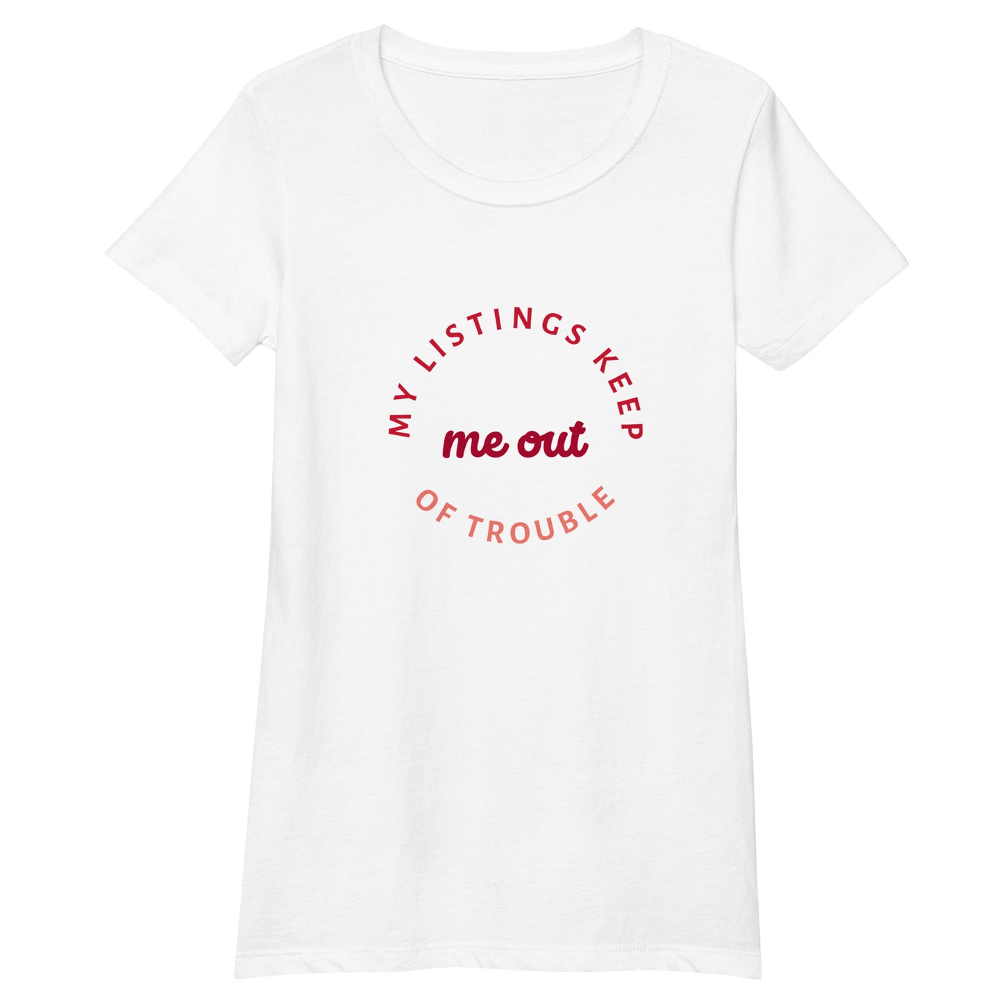 Women’s Real Estate fitted t-shirt