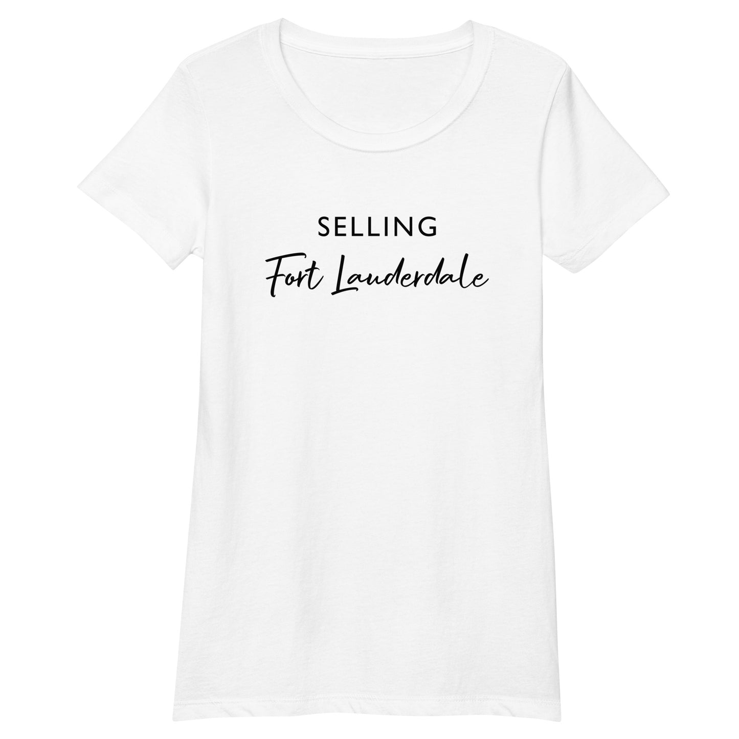 Real Estate Selling City Women’s fitted t-shirt